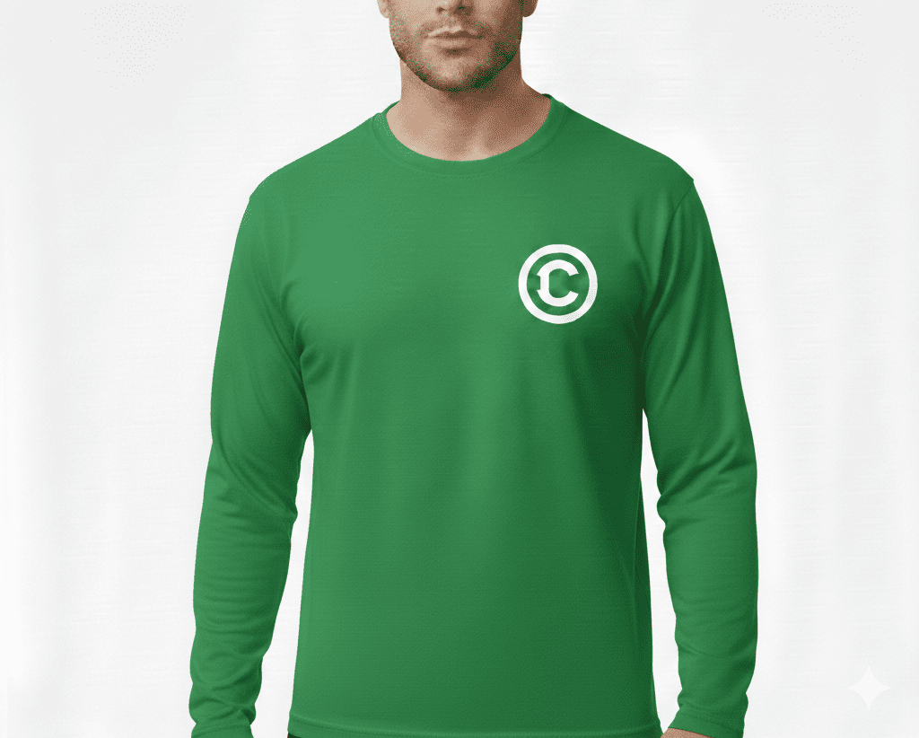 Polo manga larga jersey